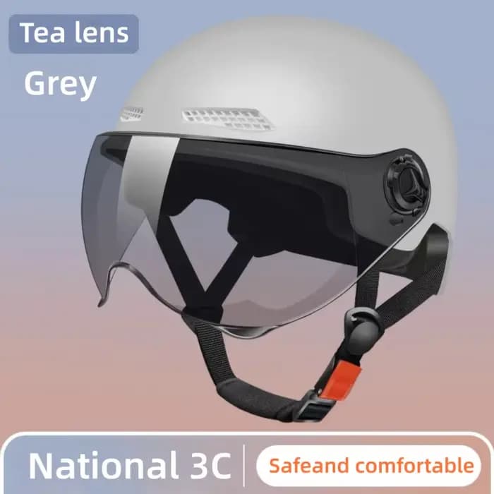Casque de moto pour homme, classique, rétro, scooter, vintage, demi-casque, ultra léger, vélo, moto,