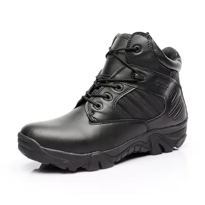 Bottes militaires de moto pour hommes, bottes de course de moto à rinçage élevé, force spéciale de q