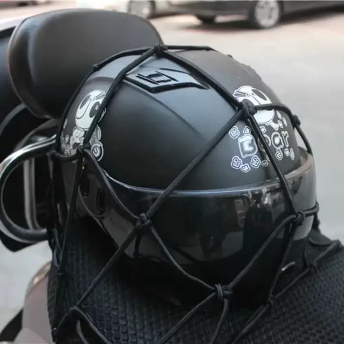 Filet à bagages pour moto, couverture de vélo, réservoir de carburant, maille élastique en caoutchou