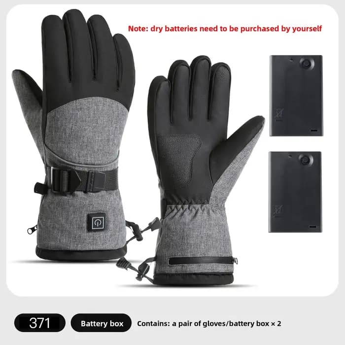 Gants chauffants électriques écran tactile étanche 3 réglages de chaleur chauffage pour moto en plein air ski randonnée cyclisme pour hommes femmes