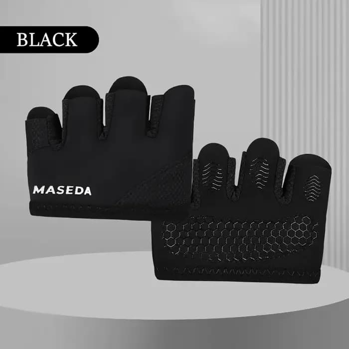 GTUBIKE 1 paire de gants d'entraînement légers à quatre doigts – Poignée antidérapante pour la remise en forme