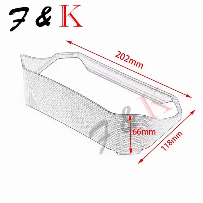 Pour BMW C400X C400GT C400 X C 400 X GT C 400X 400GT 2018-2024 Pare-soleil de tableau de bord effet carbone pour moto