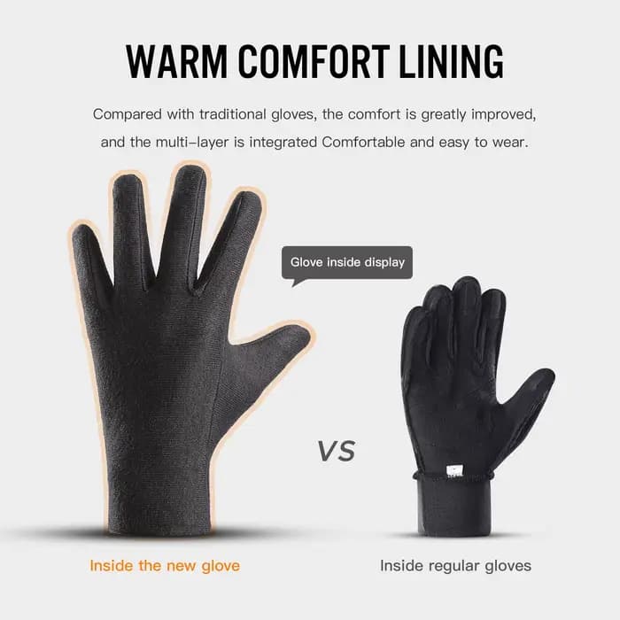 Gants chauffants électriques Moto hiver Moto gants chauffants chaud imperméable Rechargeable chauffage gants thermiques pour motoneige