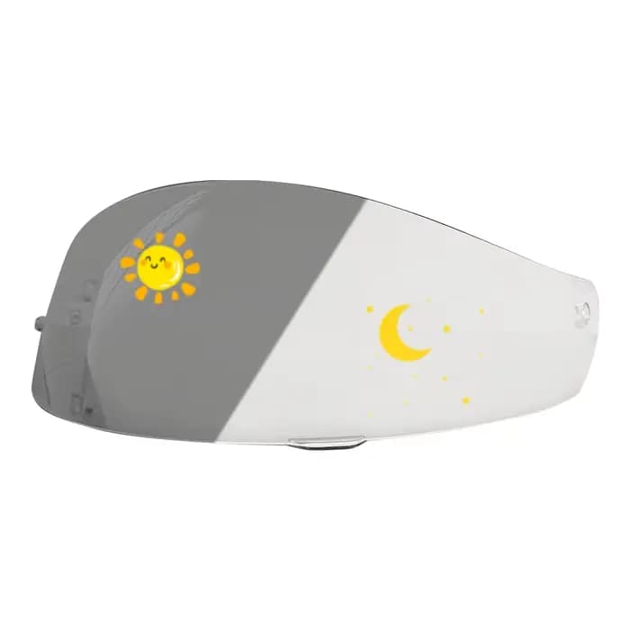 Bouclier de visière photochromique pour casque de moto