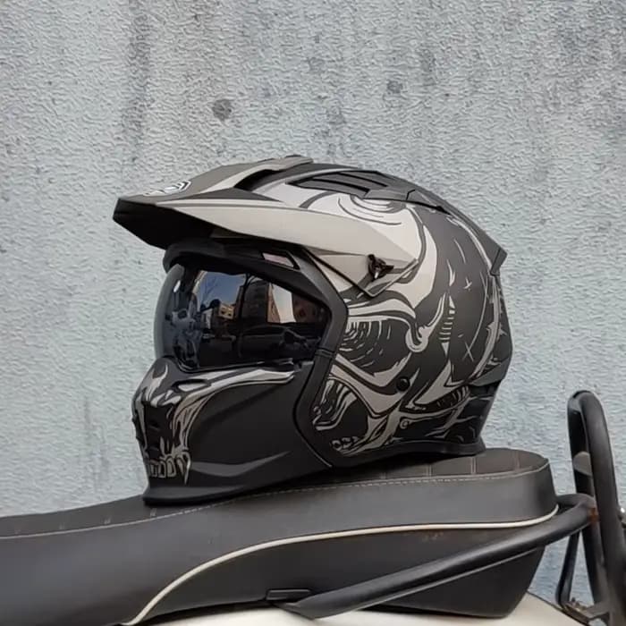 Nouveau Casque de Moto Vintage