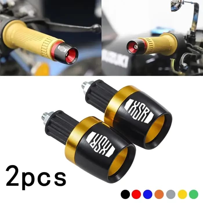 Pour YAMAHA XSR700 XSR 700 XSR900 XSR 900 XSR125 155 accessoires poignées de guidon de moto extrémités poignée barre capuchon bouchon d'extrémité
