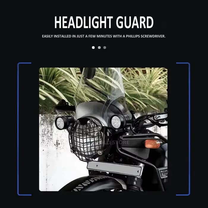 Accessoires de moto garde de phare pour Royal Enfield himalayen 2016 2017 2018 2019 2020 2021 protecteur de couverture de calandre