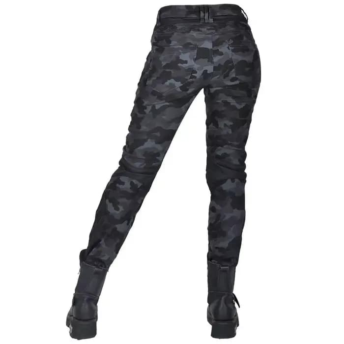 Nouveau pantalon de moto femmes jean d'équitation Anti-chute classique