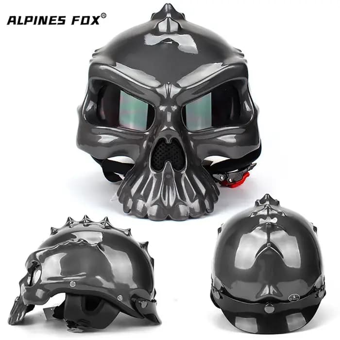 Casque de moto demi-visage pour hommes et femmes