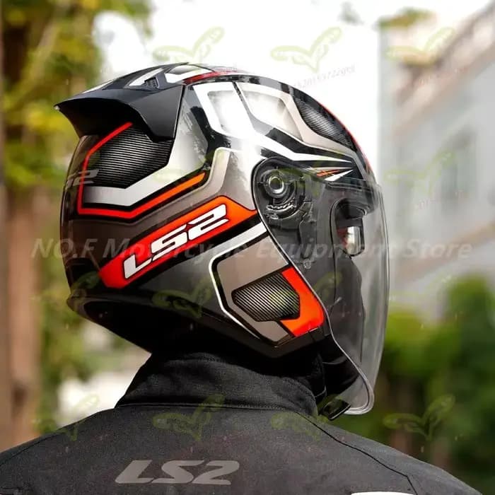 Casque de moto LS2 OF608 respirant pour l'été