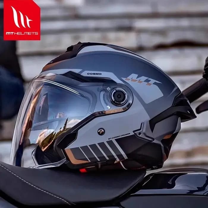 Casque de moto MT Cosmo SV ECE2206 DOT Casco 3/4 M-XXXL