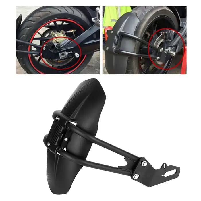 Garde-boue arrière modifié pour moto