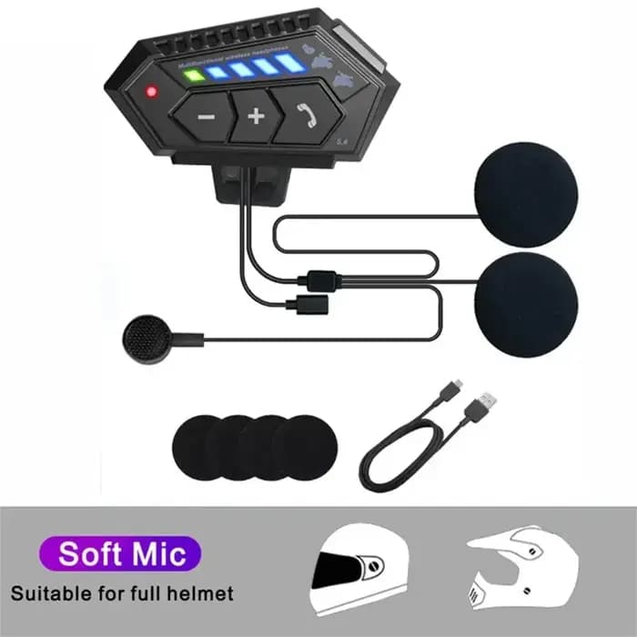 Casque de moto Bluetooth 5.4