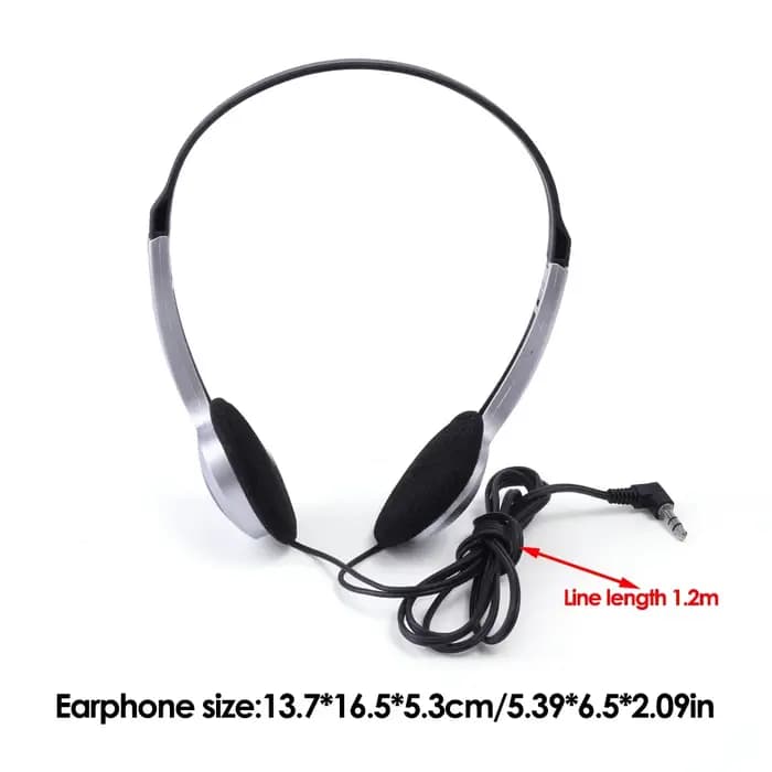 Casque filaire rétro portable