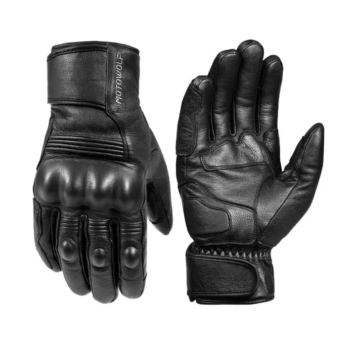 Motowolf gants de moto en cuir