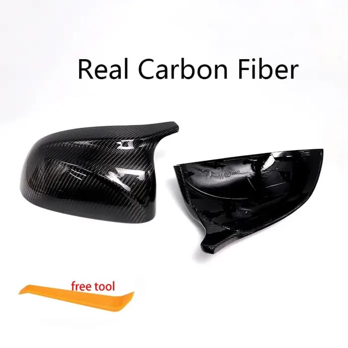 Couvercle de rétroviseur de haute qualité en Fiber de carbone véritable