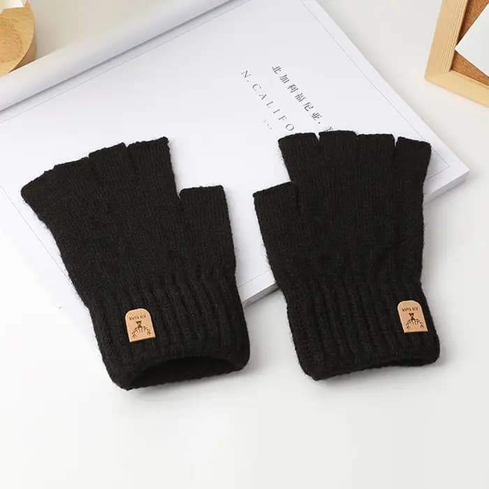 Gants thermiques épais tricotés pour hommes et femmes