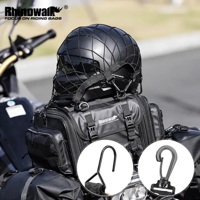 Rhinowalk – filet élastique pour casque de moto