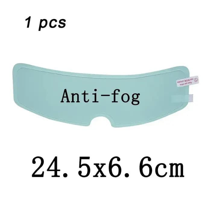 Film de pluie Transparent Anti-buée pour casque de moto