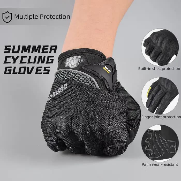 Gants de moto d'été certifiés CE