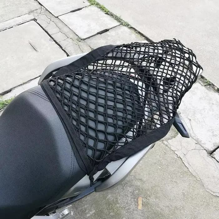 Filet de rangement pour casque de moto