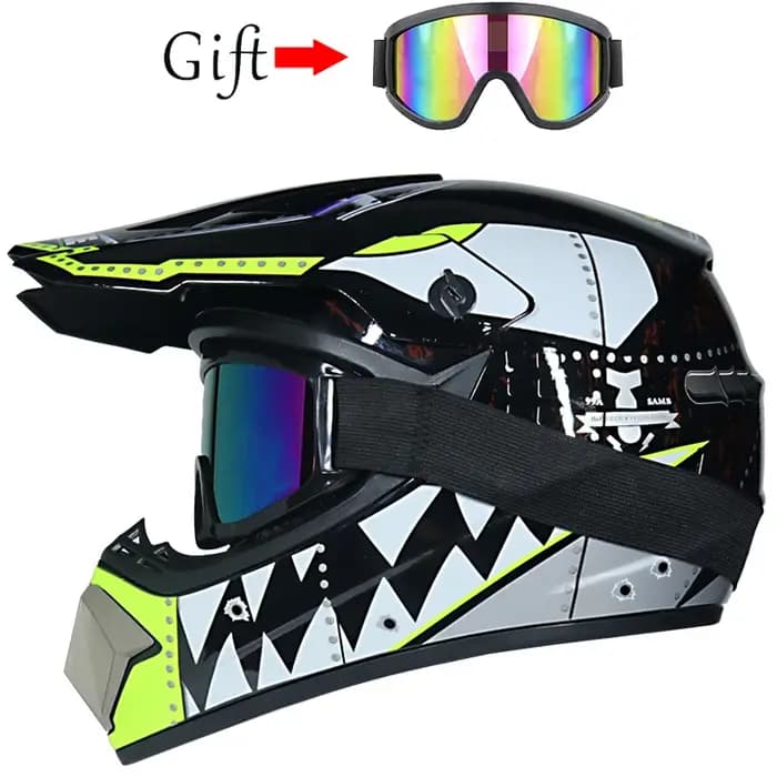 Casque de moto pour enfants, tout-terrain, pour la descente, AM ou DH cross