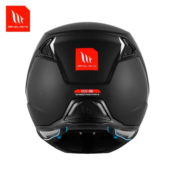 Nouveauté casque modulaire moto dégagement rapide solide noir blanc brillant/mat M-Xxxl Mt Streetfighter visage ouvert Motocross