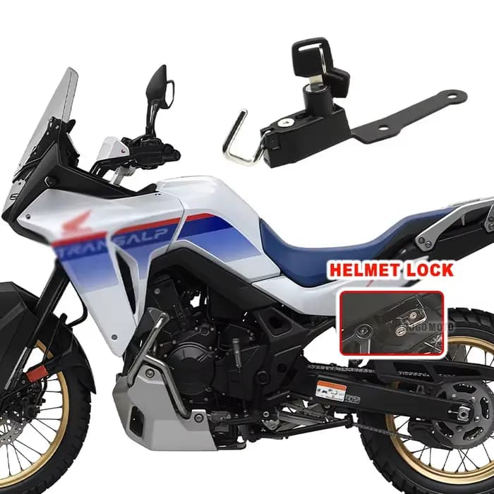 Nouveau pour Honda XL750 Transalp XL 750 2023 2024 2025 accessoires de moto serrure de casque côté antivol sécurité avec 2 clés