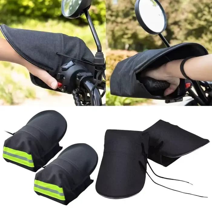 Gants de guidon de moto imperméables