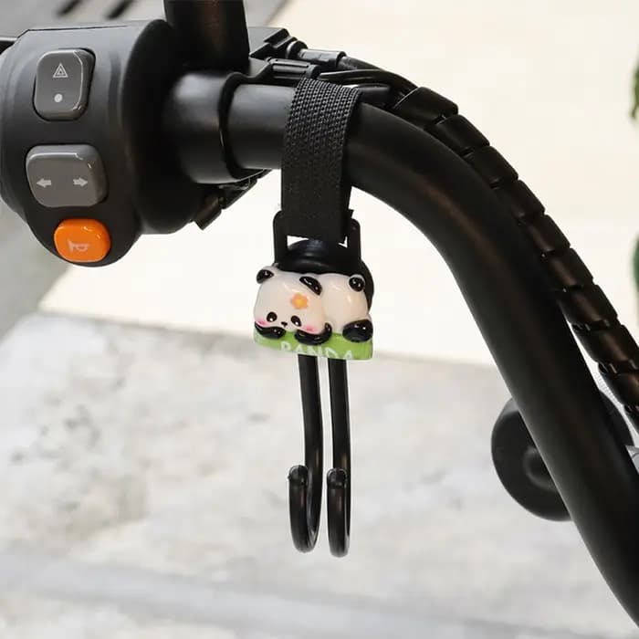 Barre à Main avec Double Crochets pour Moto et Vélo Électrique