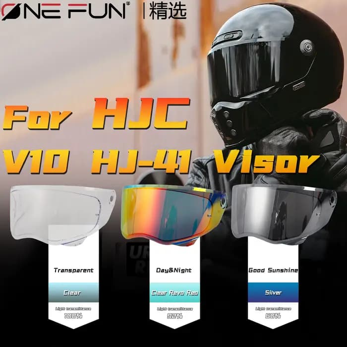 Visière de casque de moto HJ-41 pour HJC V10