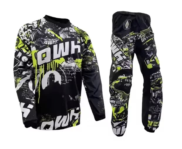 Ensemble de vêtements de motocross MX, ensemble de maillot et pantalon pour motocross tout-terrain,
