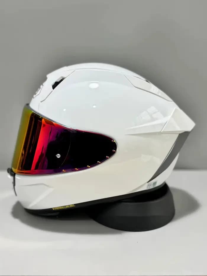 Casque De moto intégral X-15 x-fifteen X-SPR Pro blanc brillant équitation Motocross course