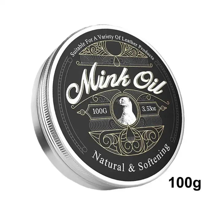 Huile de vison 100g pour bottes en cuir