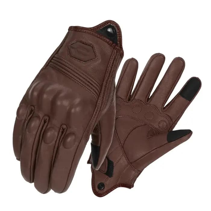  Gants de moto en cuir Vintage