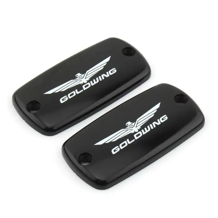 Bouchons de liquide de frein chromés pour Honda Gold Wing GoldWing GL 1500 1800 TVX 1800, Eagle Moto