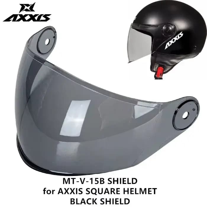 AXXIS MT-V-15/15B casque de moto visière carré ouvert