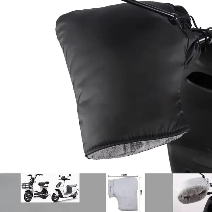 Équipement d'hiver manchons de guidon de moto mitaines gants plus chauds manchettes imperméables couverture de poignée de vélo couvre-mains chauffe-mains