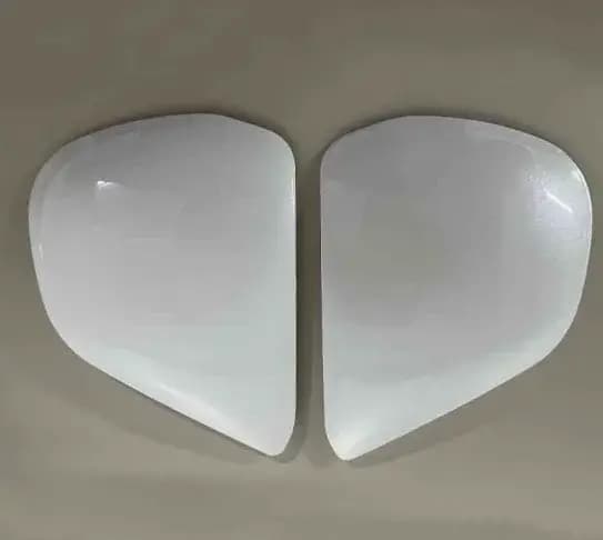D'expériences de moto des deux côtés bouclier couverture ensemble visière plaque de Base pour ARAI jas7X RX-7X
