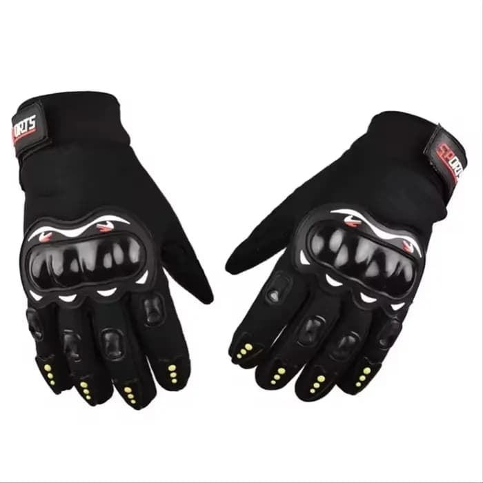 Gants de moto de protection des doigts complets