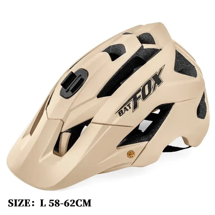 Casque de vélo BATFOX, casque de montagne moulé intégral