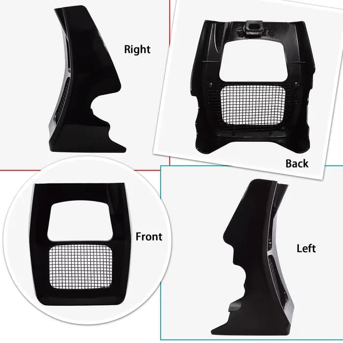 Couvercle de menton de radiateur de becquet avant de carénage de moto pour Harley Road King Electra