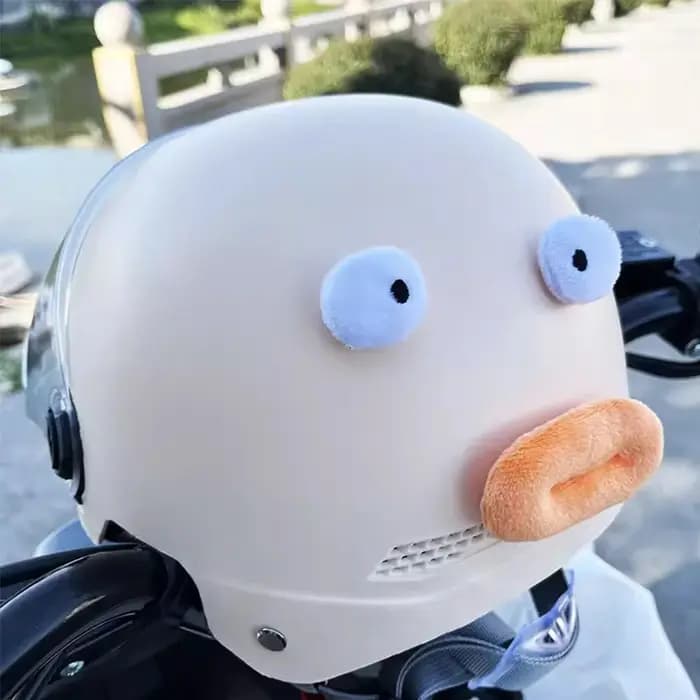 Décorations mignonnes pour casque de moto