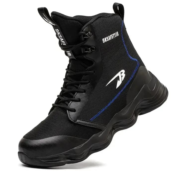 Bottes de Moto noires, chaussures d'équitation pour hommes