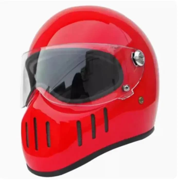 Casque de Moto intégral rétro