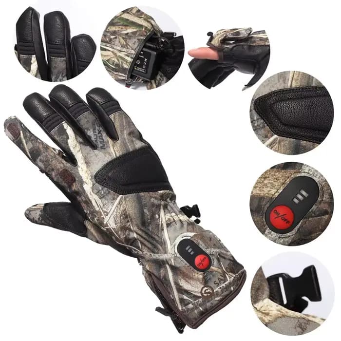 Gants chauffants à batterie Rechargeable pour hommes et femmes