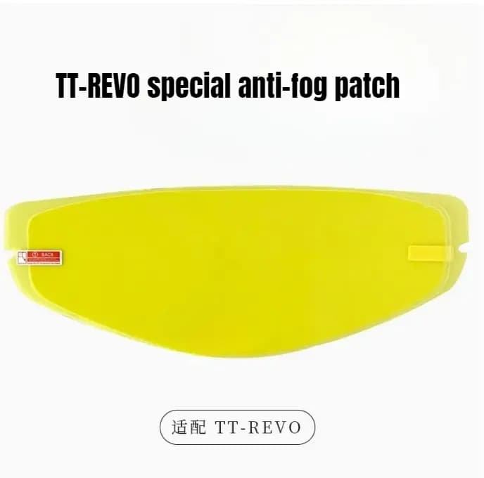Visière transparente anti-décoloration pour casque de moto KYT TT REVO