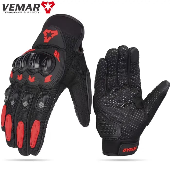 Été nouveaux hommes gants de Moto dur joint écran tactile