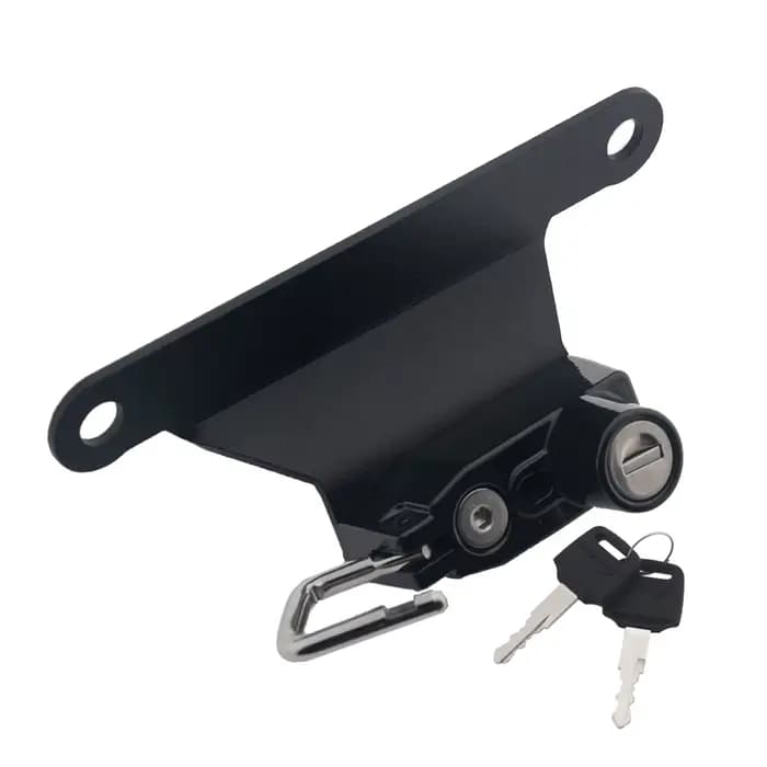 Kit de verrouillage de casque de moto, serrure de sécurité antivol, en alliage d'aluminium antirouil