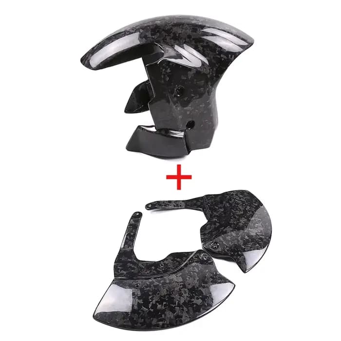 Accessoires Moto Garde-boue Avant Radiateur Étrier en Fibre de Carbone Pure pour BMW M1000R M1000RR S1000RR S1000R 2023 2024 2025 2026